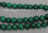 CWB565 15.5 inches 6mm round howlite turquoise beads wholesale