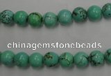 CWB566 15.5 inches 7mm round howlite turquoise beads wholesale