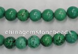 CWB567 15.5 inches 8mm round howlite turquoise beads wholesale