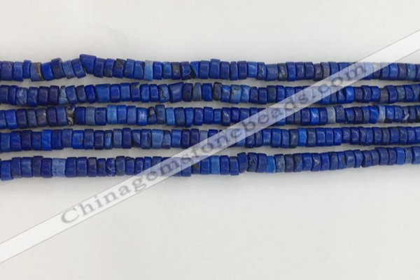 CWB827 15.5 inches 2*4mm tyre howlite turquoise beads wholesale