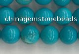 CWB851 15.5 inches 6mm round howlite turquoise beads wholesale