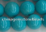 CWB853 15.5 inches 10mm round howlite turquoise beads wholesale