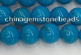 CWB858 15.5 inches 6mm round howlite turquoise beads wholesale