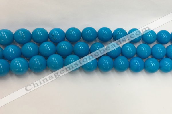 CWB860 15.5 inches 10mm round howlite turquoise beads wholesale