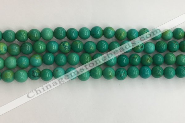 CWB870 15.5 inches 6mm round howlite turquoise beads wholesale