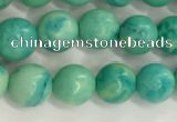 CWB875 15.5 inches 4mm round howlite turquoise beads wholesale