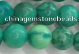 CWB877 15.5 inches 8mm round howlite turquoise beads wholesale