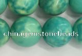 CWB878 15.5 inches 10mm round howlite turquoise beads wholesale