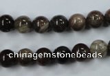 CWJ202 15.5 inches 8mm round wood jasper gemstone beads wholesale