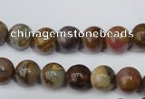 CWJ272 15.5 inches 8mm round wood jasper gemstone beads wholesale