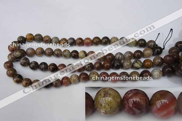 CWJ274 15.5 inches 12mm round wood jasper gemstone beads wholesale