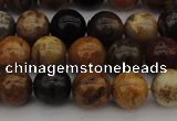 CWJ288 15.5 inches 8mm round wood jasper gemstone beads wholesale