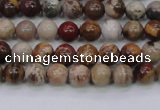 CWJ400 15.5 inches 4mm round wood jasper gemstone beads wholesale