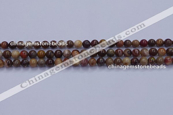 CWJ431 15.5 inches 6mm round wood jasper beads wholesale