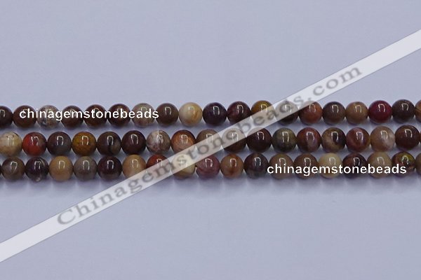 CWJ432 15.5 inches 8mm round wood jasper beads wholesale