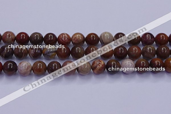 CWJ435 15.5 inches 14mm round wood jasper beads wholesale