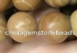 CWJ515 15.5 inches 14mm round wooden jasper beads wholesale