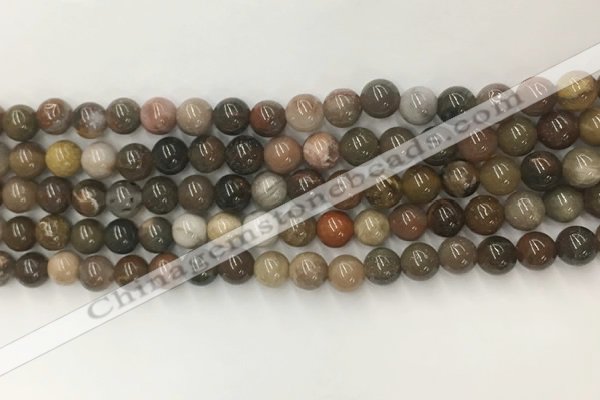 CWJ575 15.5 inches 6mm round wood jasper beads wholesale