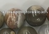 CWJ579 15.5 inches 14mm round wood jasper beads wholesale