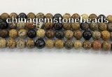 CWJ583 15.5 inches 11mm round wooden jasper beads wholesale