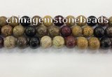 CWJ585 15.5 inches 14mm round wooden jasper beads wholesale