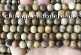 CWJ592 15.5 inches 8mm round wood jasper beads wholesale