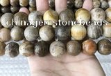 CWJ597 15.5 inches 18mm round wood jasper beads wholesale