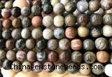 CWJ623 15 inches 10mm round wooden jasper beads wholesale