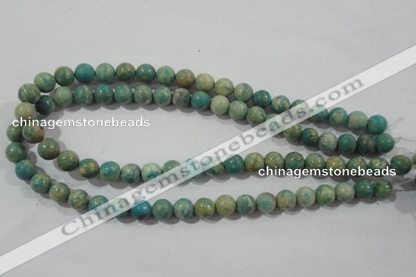 CXH103 15.5 inches 10mm round dyed Xiang He Shi gemstone beads