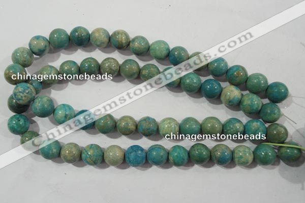 CXH105 15.5 inches 14mm round dyed Xiang He Shi gemstone beads