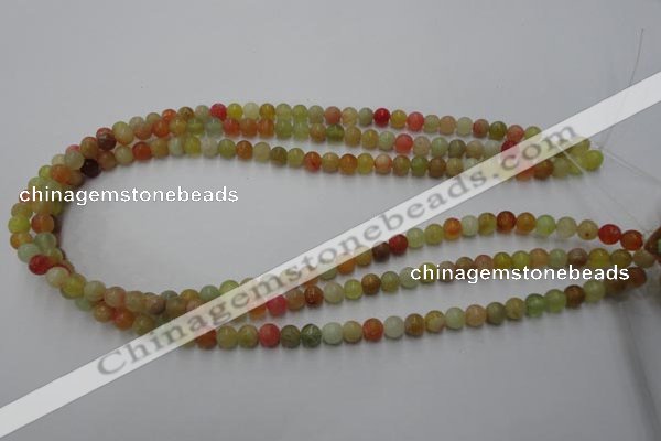 CXJ111 15.5 inches 6mm round dyed New jade beads wholesale