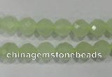 CXJ152 15.5 inches 8mm faceted round New jade beads wholesale