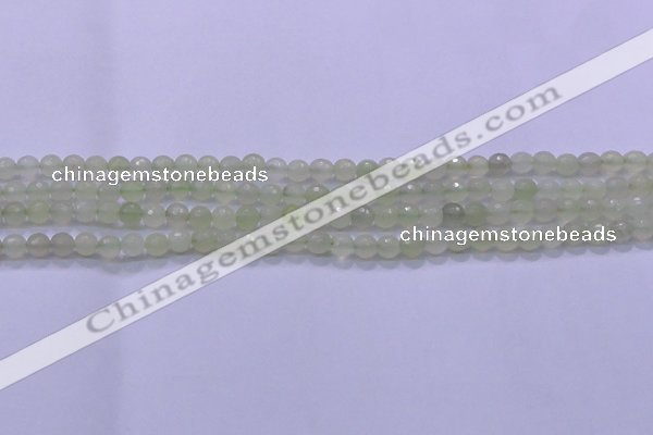 CXJ218 15.5 inches 6mm faceted round New jade beads wholesale