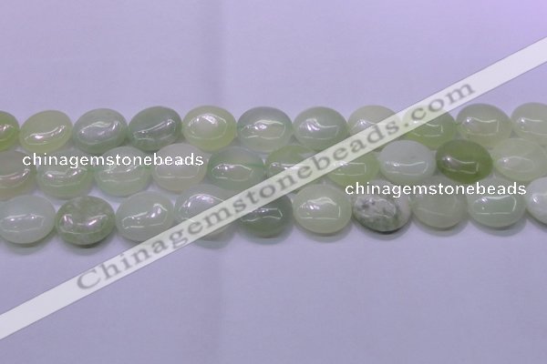 CXJ227 15.5 inches 20mm flat round New jade beads wholesale
