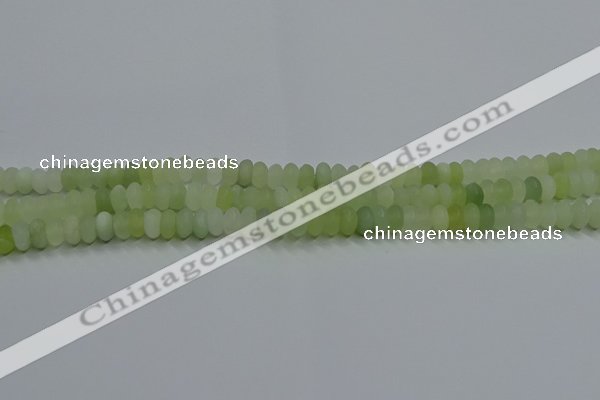 CXJ310 15.5 inches 4*6mm rondelle matte New jade beads wholesale