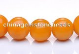 CYJ09 16 inches 4mm round yellow jade gemstone beads Wholesale