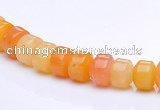 CYJ25 5*6mm rondelle yellow jade gemstone beads Wholesale