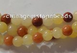 CYJ261 15.5 inches 6mm round mixed color yellow jade beads wholesale