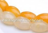 CYJ34 16 inch 10*14mm rice yellow jade gemstone beads Wholesale