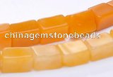 CYJ41 16 inch 5*7mm cuboid yellow jade gemstone beads Wholesale