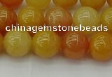 CYJ623 15.5 inches 10mm round yellow jade beads wholesale