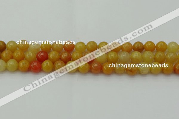 CYJ623 15.5 inches 10mm round yellow jade beads wholesale