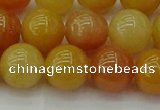 CYJ624 15.5 inches 12mm round yellow jade beads wholesale