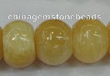 CYJ68 15.5 inches 18*25mm rondelle yellow jade beads wholesale