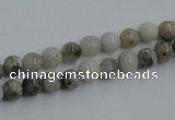 CYQ02 15.5 inches 6mm round natural pyrite quartz beads wholesale