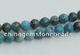 CYQ51 15.5 inches 6mm round dyed pyrite quartz beads wholesale