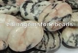 CZJ09 16 inches 18*25mm oval zebra jasper gemstone beads Wholesale