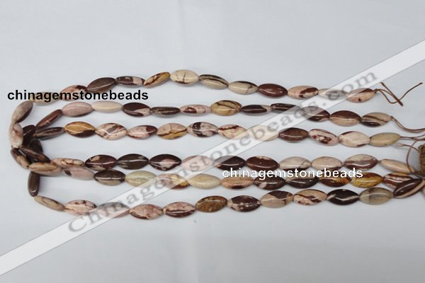 CZJ353 15.5 inches 8*16mm marquise zebra jasper beads wholesale