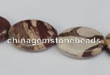 CZJ358 15.5 inches 18*25mm oval zebra jasper beads wholesale