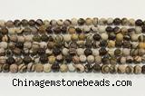 CZJ420 15.5 inches 4mm round Australian zebra jasper beads wholesale